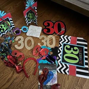 30th birthday decor